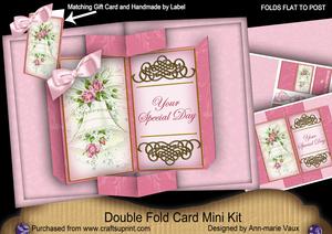 Wedding Bell Special Day Double Fold 3D Card Minikit