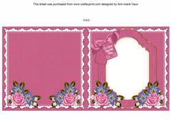 Wildflowers Special Day to Fit 6in Folded Insert