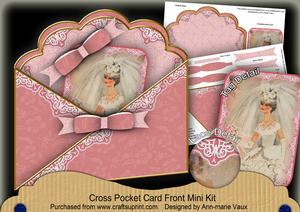 Beautiful Bride Cross Faux Pocket Cf Mini Kit