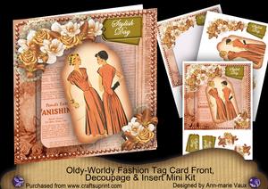 Posing Duo Stylish Day Oldie Worldy Fashion Mini Kit