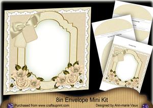 Lily of the Valley Floral 8in Envelope Mini Kit