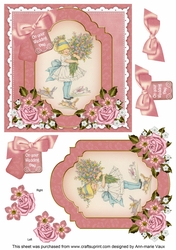 Flower Girl Wedding Day 6in Floral Step by Step