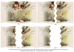 Watching Christmas Book Sheet Wavy Side Stacker