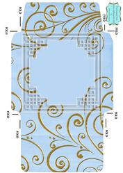 Christmas Snowman Couple Square Styled Envelope
