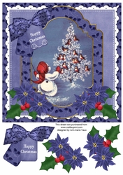All Together Happy Christmas 8x8inch Step by Step