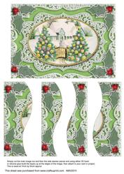 Christmas Gate Trees Lace Swirvey Side Stacker