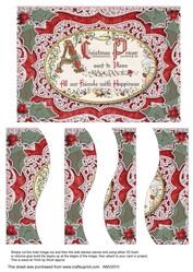Christmas Prayer Lace Swirvey Side Stacker