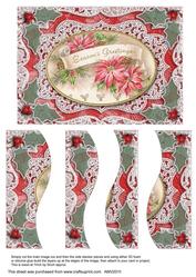 Seasons Greetings Lace Swirvey Side Stacker