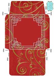 Christmas Robin Square Envelope