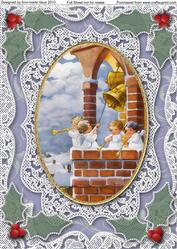 Angels Bell Pulling A4 Lace Picture Sheet