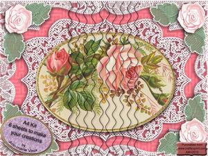 Rose Bouquet 2 Wavy Side Stacker Kit