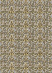 Christmas Snow Tree Damask Backing Paper