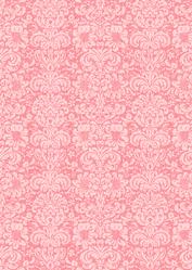 Pink Roses Lace Eyelet Matching Backing Paper