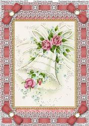 Wedding Bells Lace Eyelet A4 Picture Sheet