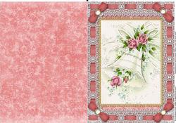 Wedding Bells Lace Eyelet A5 Folded Card