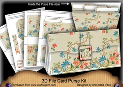Wallflowers 3D File Purse Mini Kit