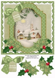 Winter Pub Seasons Greetings 8in Step by Step