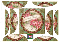 Round Seasons Greetings 5in Rounded Spiral Stacker