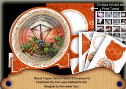 Lantern 3D Circle Card with Toppers & Envelope Mini Kit