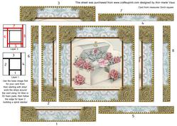 Wedding Ring Box Spiral Edge Stacker Card Front