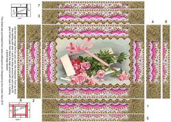 Flower Box Spiral Edge Stacker 7x5in Card Front