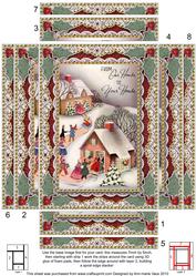 Our House to Yours Spiral Edge Stacker 7x5in Card Front