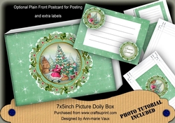 Christmas Santa 7x5in Presentation Box
