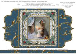 Choirboy Knocking 1 Lace Bracket Wrap Card