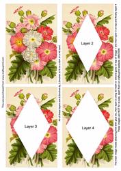 Painted Carnations Easy Diamond Tunnel Sheet
