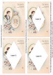 To Bride and Groom Wedding Easy Diamond Tunnel Sheet
