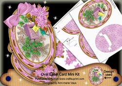 Christmas Mailbox Oval Easel Card Mini Kit