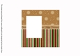 Snow Steeple Happy Christmas 6inch Split Topper Insert Panel