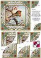 cup110549_10 - Christmas Robin 6inch Duo Corner Stack Card Front