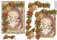 Snow Village Merry Christmas 7x5in Fancy Lace Step by Step