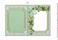 Winter Garden Merry Christmas 7x5in Fancy Lace Foldable Insert