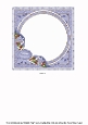 Blue Robin Happy Christmas 6inch Circle Topper Insert Panel