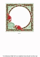 Christmas Lantern Happy Christmas 6inch Circle Topper Insert Panel