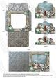 Rooftops Snow Mini Card Envelope Scallop Bottom Stacker Aio