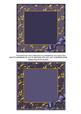 Navy Blue 1 Ornate 5inch Sq Card Front Base