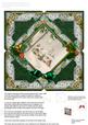 Winter Pub Holly 5inch Square Picture Envelope Backer