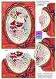 Chimney Santa One Edge Scallop Bottom 7x5inch Stacker