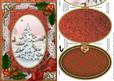 Snowy Christmas Tree Holly A5 Locket Card Front