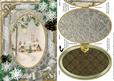 Christmas Winter Pub Snow A5 Locket Card Front