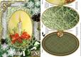 Christmas Candle 1 Snow A5 Locket Card Front