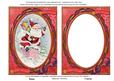 Chimney Santa 7x5inch Picture Card Front and Frame