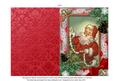 Santa Snow 7x5inch Folded Picture Card