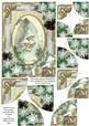 Snow Bells Snow 7x5inch All 4 Corner Stacker Card Front