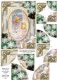 Bell Angel Snow 7x5inch All 4 Corner Stacker Card Front