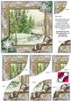 Winter Countryside Snow 6 Inch Duo Corner Stack Card Front