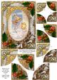 Bell Angel Holly 7x5inch All 4 Corner Stacker Card Front